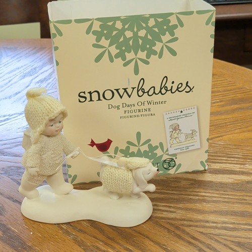 Snowbabies dog days winter - days,