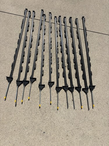 Plastic fence posts - plastic,