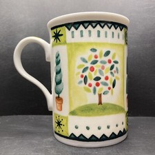 Vintage Crown Trent China Limited Seedlings & Topiary Bone China Mug England