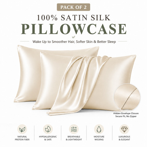 Pack momme silk pillowcases - 2,