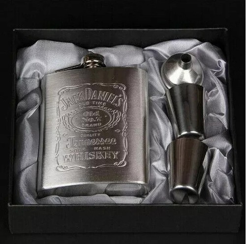 Jack daniels hip flask set - flask,