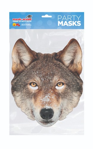Wolf single animal card - wolf, 2d