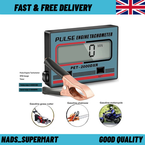 Induction chain saw tachometer - induction,