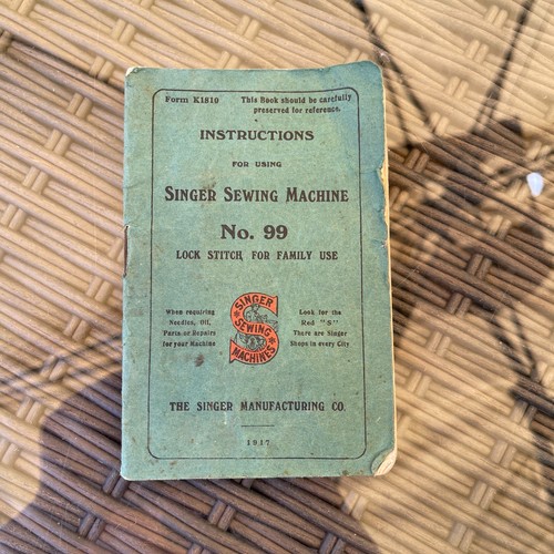 Singer sewing machine - no, 99