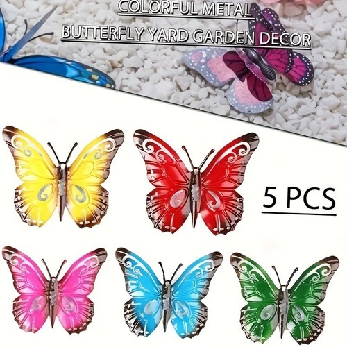 5pcs butterfly sculpture home - 5pcs,