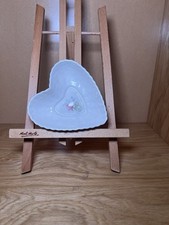 Heart Shaped Donegal Parian China Ireland Trinket Dish