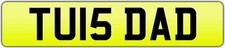 TU INITIALS DAD NUMBER PLATE