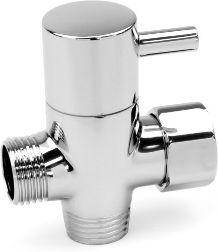Adapter valve with - t,
