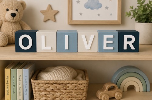 Personalised wooden name - personalised,