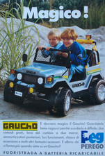 Advertising Italian Clipping 1991 FURISTRADA GAUCHO MAGICO PEG PEREGO