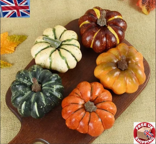 Autumn artificial pumpkins - autumn,