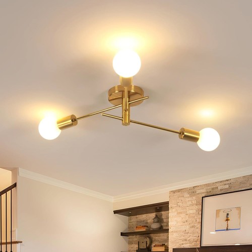 Sputnik gold ceiling light - gold,