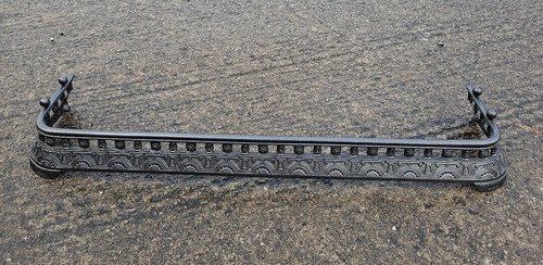 Victorian cast iron fire - iron,
