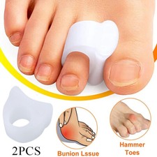 Corrector Hallux Valgus Bunion Toe Splint Straightener Big Foot Support Gel Pad☋