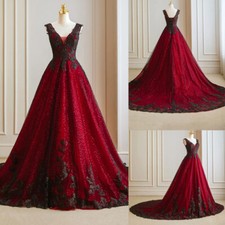 Gothic Black And Red Wedding