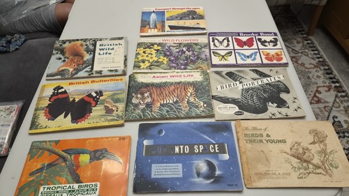 10x cigarette card books - 10x,