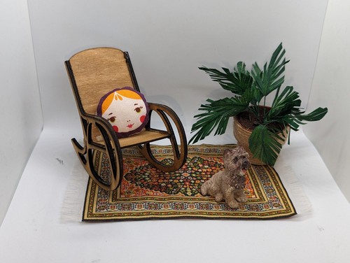 Scale dolls house rocking - house,