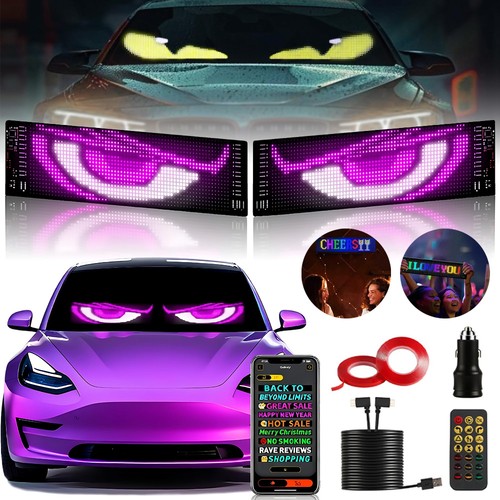 Flexible usb led car sign - usb,