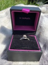 White Gold Diamond Ring Size N