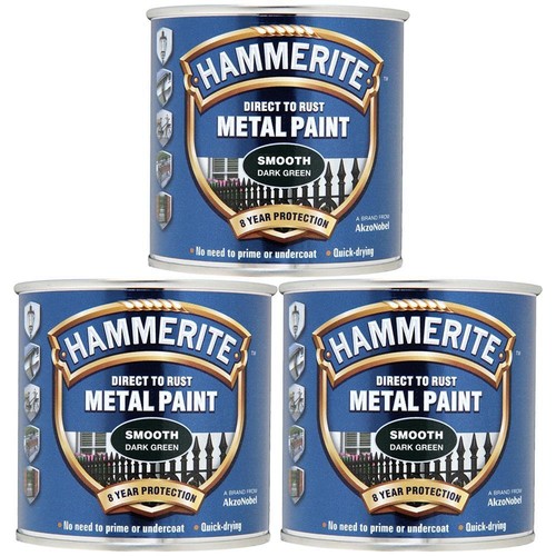 Hammerite smooth dark green - hammerite,