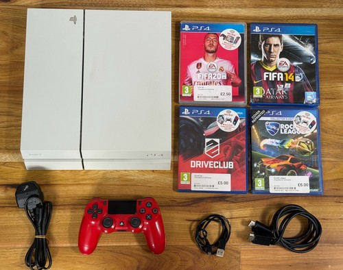 Ps4 white 500gb with - ps4,