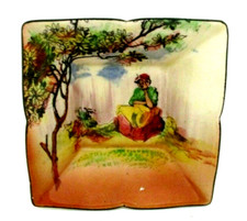 RARE ROYAL DOULTON SERIESWARE PIN DISH - THE GLEANERS D4983