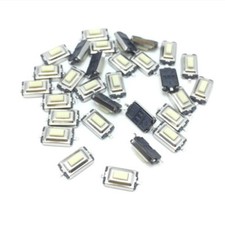 x10 PCS SMD WHITE MICRO SWITCH