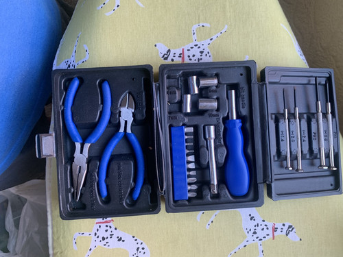 Handy tool box with - with, rust