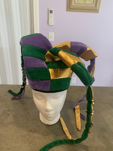 Mardi gras jester hat - hat-3, point