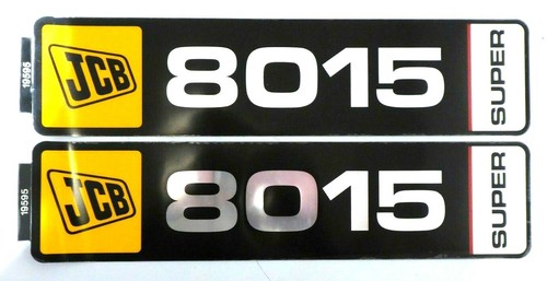 Horizontal decals for jcb 8015 - horizontal,