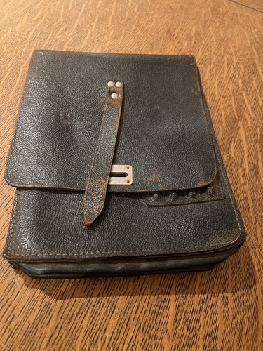Ww2 german leather map case - german,
