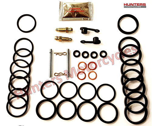 Front brake caliper - caliper, pins