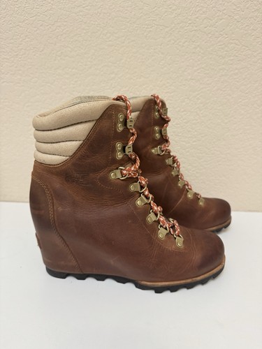 Sorel conquest wedge brown - sorel,