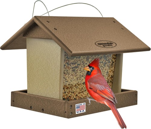 Large poly hanging hopper bird - poly,