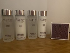 Asprey London 50ml Shampoo, Conditioner, Shower Gel, Moisturiser & Soap