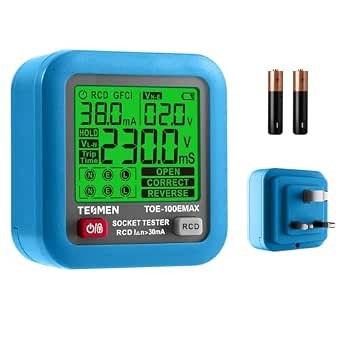 Socket tester plug with rcd - socket, uk