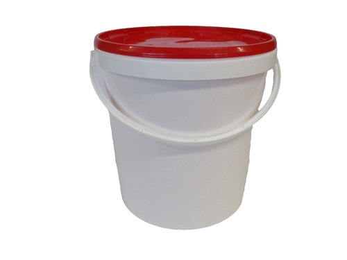 Used litre white plastic - used,