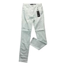 OLSEN Jeans Size Small 10 Light Green Womens Skinny Trousers NEW EU38 RRP £119
