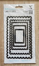 Xcut Nesting Scalloped Rectangle Large Die Set 