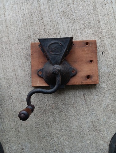 Antique coffee grinder mill - antique,