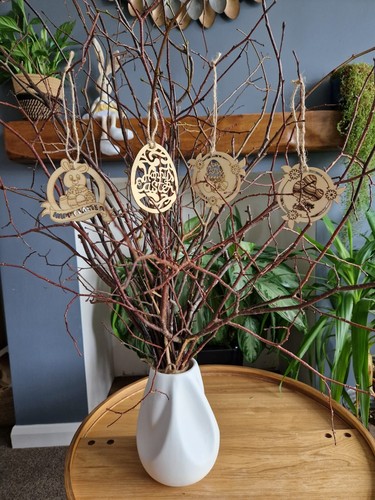 Pcs wood easter egg wooden - easter,