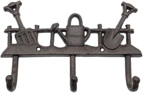 Cast iron brown hooks - cast,