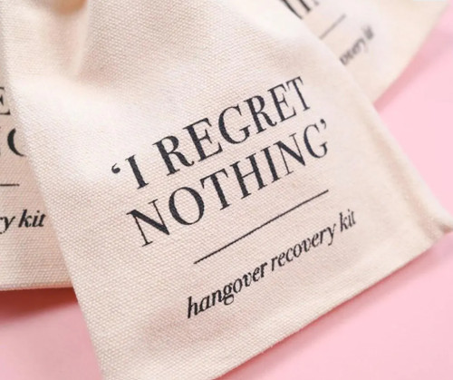 Hangover recovery kit bag - hangover,