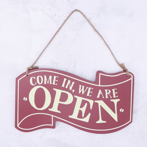 Open closed sign - open,