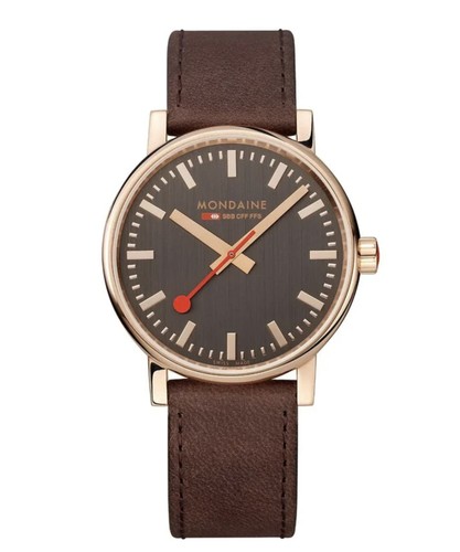 New mondaine brown - new,