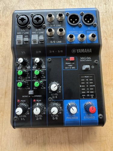 Yamaha mg06 channel mixing - mg06,