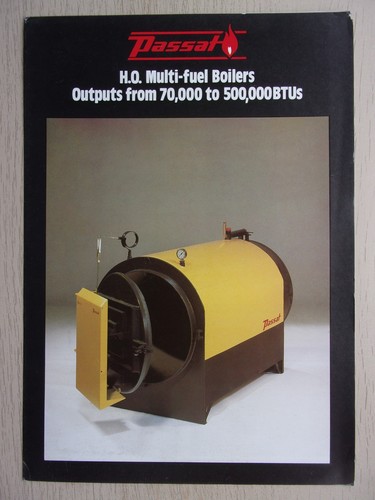 Passat multi fuel boilers - h.o.,