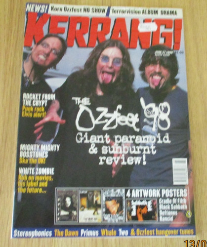 Vintage kerrang magazine 705 - kerrang!, #705