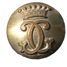 Unknown Irish Family Crest Livery Button .  23mm  (AO 064)