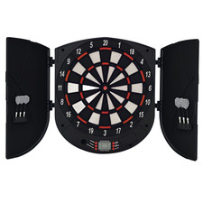 HOMCOM  Electronic Dartboard Set 26 Games and 185 Variations with 6 Darts